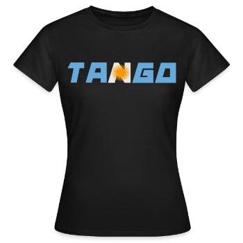 Tango - T-shirt Femme - noir - Devant - AI Model Female 172 dark (172cm)