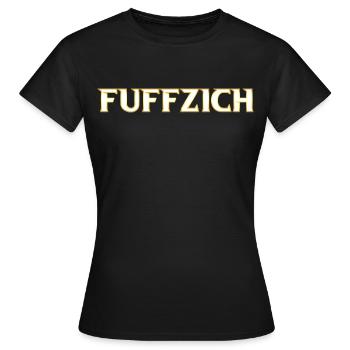 50. Geburtstag Fuffzich - Frauen T-Shirt - Schwarz - Vorne - AI Model Female 172 dark (172cm)