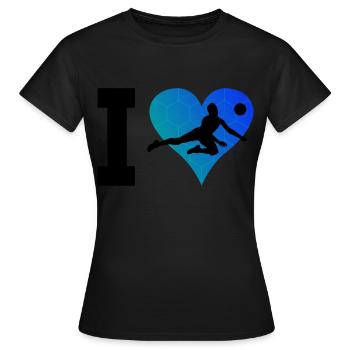 Joueurs de volley-ball Joueurs de volley-ball Joueurs de volley-ball - T-shirt Femme - noir - Devant - AI Model Female 172 dark (172cm)