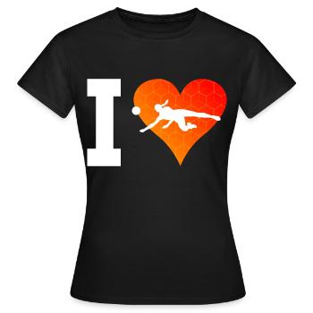 Volley-ball féminin Volley-ball - T-shirt Femme - noir - Devant - AI Model Female 172 dark (172cm)