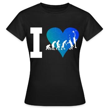 Paddle Court Paddeltennis Paddle Paddle Tennis - Women's T-Shirt - black - Front - AI Model Female 172 dark (172cm)