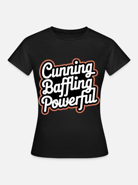 Cunning Baffling Powerful 8 - Frauen T-Shirt - Schwarz