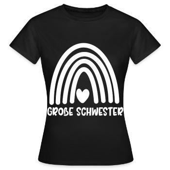 Große Schwester - Frauen T-Shirt - Schwarz - Vorne - AI Model Female 172 dark (172cm)