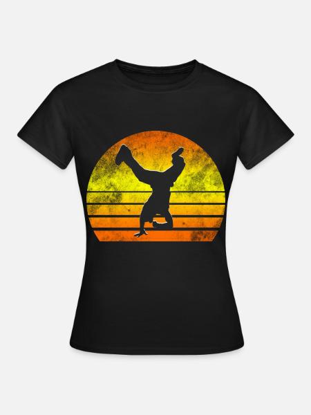 Breakdancing Breakdance Tanzen - Frauen T-Shirt - Schwarz