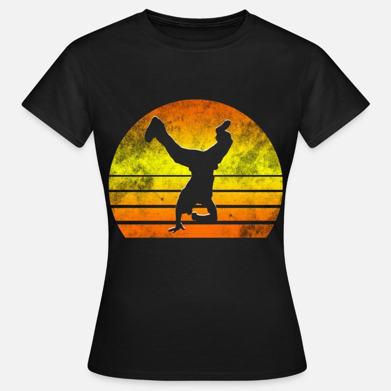 Breakdance Breakdance Danse - T-shirt Femme - noir