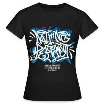 Streetwear Urban Graffiti - Women's T-Shirt - black - Front - AI Model Female 172 dark (172cm)