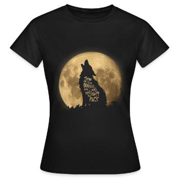 Throw me to the Wolves - Frauen T-Shirt - Schwarz - Vorne - AI Model Female 172 dark (172cm)