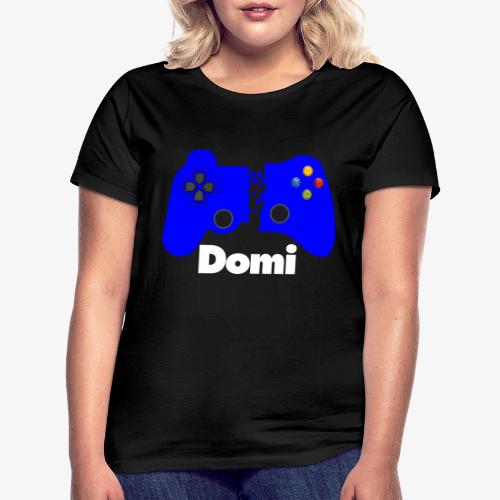 Domi Controller Schrift Weiß 2 png - Frauen T-Shirt