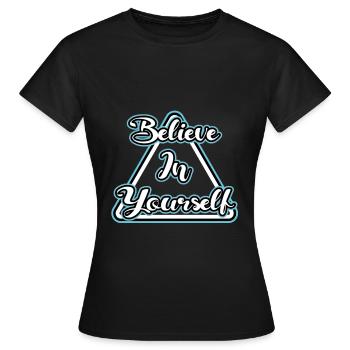 disant - T-shirt Femme - noir - Devant - AI Model Female 172 dark (172cm)