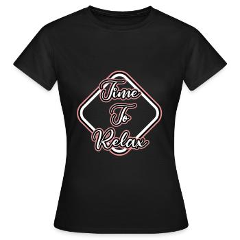 disant - T-shirt Femme - noir - Devant - AI Model Female 172 dark (172cm)