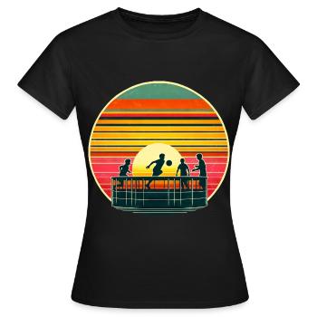 Gaga Ball Gagaball - T-shirt Femme - noir - Devant - AI Model Female 172 dark (172cm)