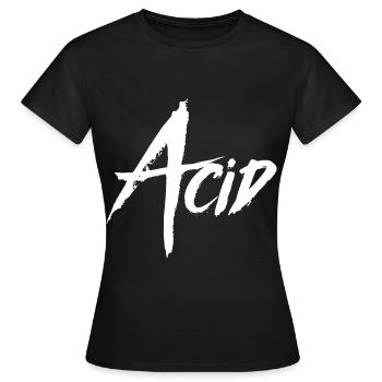 ACIDE - T-shirt Femme - noir - Devant - AI Model Female 172 dark (172cm)