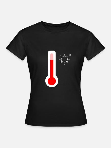 Weather METER - Frauen T-Shirt - Schwarz