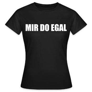 Je m’en fiche - T-shirt Femme - noir - Devant - AI Model Female 172 dark (172cm)