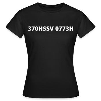 Hello Asshole Upside Down Funny - Women's T-Shirt - black - Front - AI Model Female 172 dark (172cm)