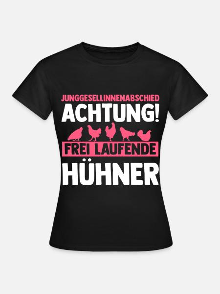 Braut Junggesellenabschied Junggesellinnenabschied - Frauen T-Shirt - Schwarz