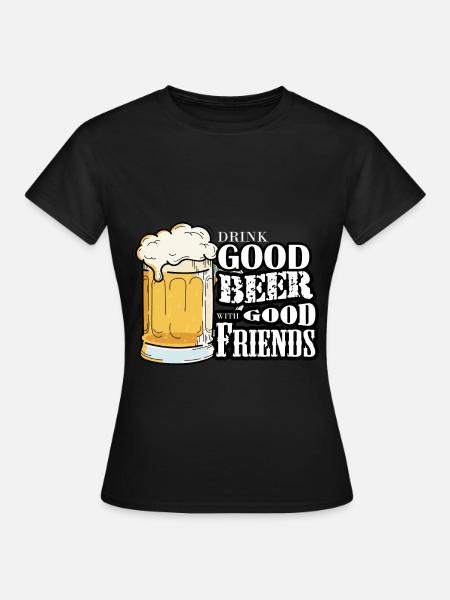 Bier - Frauen T-Shirt - Schwarz