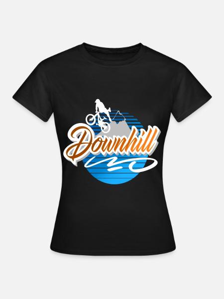 Downhill - Frauen T-Shirt - Schwarz