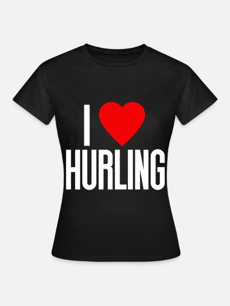 Hurling - Frauen T-Shirt - Schwarz