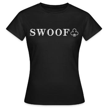 Veuillez télécharger le design - T-shirt Femme - noir - Devant - AI Model Female 172 dark (172cm)
