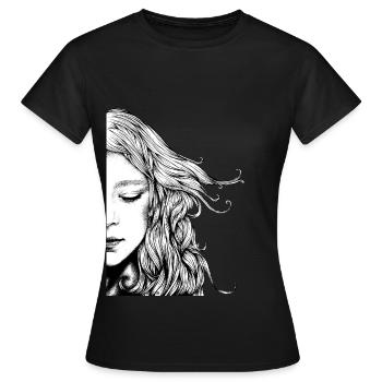 Dreamer - Women's T-Shirt - black - Front - AI Model Female 172 dark (172cm)