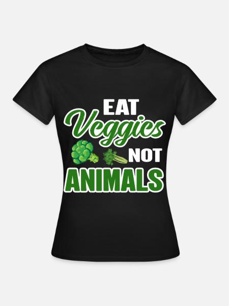 Vegan Veganismus - Frauen T-Shirt - Schwarz