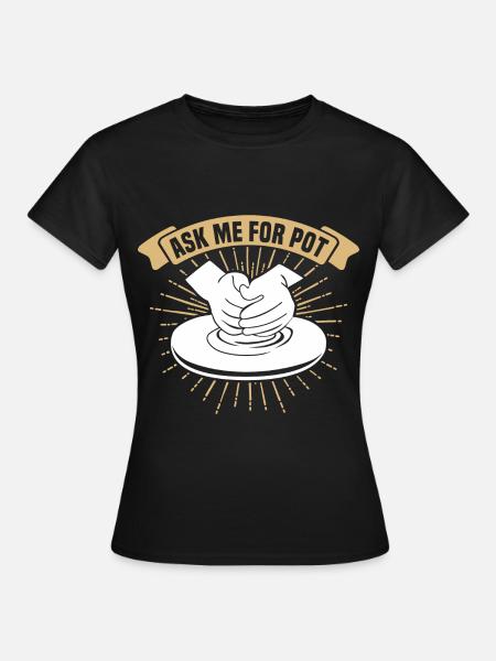 Töpfern Töpfer Töpferei Pottery - Frauen T-Shirt - Schwarz