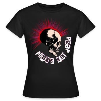 Punk ist nicht tot - Frauen T-Shirt - Schwarz - Vorne - AI Model Female 172 dark (172cm)