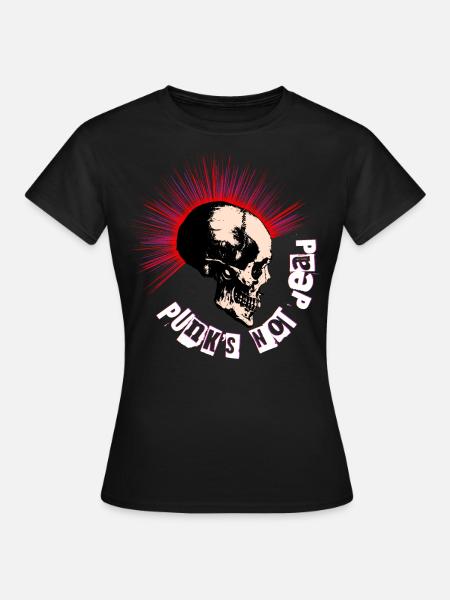 Punk ist nicht tot - Frauen T-Shirt - Schwarz