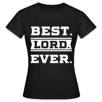 Bester Lord ever - Familiennamen Geschenk - Frauen T-Shirt - Schwarz - Vorne - AI Model Female 172 dark (172cm)