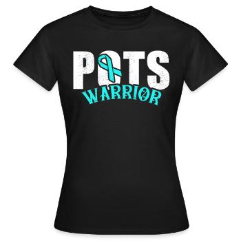 POTS Patient POTS Warrior - Women's T-Shirt - black - Front - AI Model Female 172 dark (172cm)
