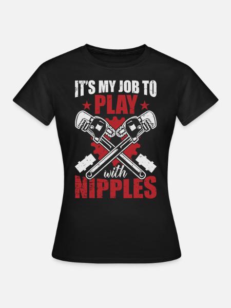Rohrleger Steamfitter - Frauen T-Shirt - Schwarz