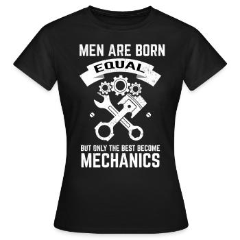 Automechaniker - Frauen T-Shirt - Schwarz - Vorne - AI Model Female 172 dark (172cm)