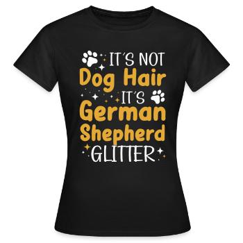 Berger Allemand Berger Allemand Paillettes - T-shirt Femme - noir - Devant - AI Model Female 172 dark (172cm)