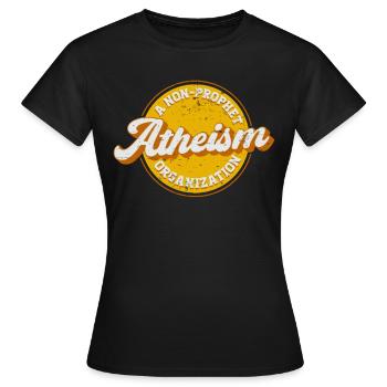 Athéisme Athéisme Une organisation non prophète - T-shirt Femme - noir - Devant - AI Model Female 172 dark (172cm)