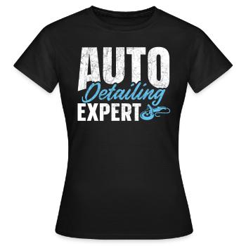 Auto Detailing Detailing Auto Detailing Expert - T-shirt Femme - noir - Devant - AI Model Female 172 dark (172cm)