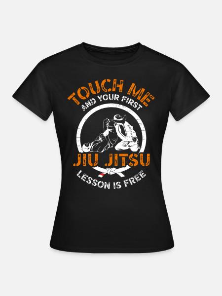 BJJ Jiu Jitsu Brésilien Jiu Jitsu Fighter - T-shirt Femme - noir