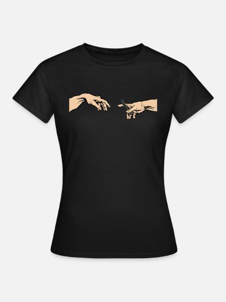 Schach Die Erschaffung von Schach - Frauen T-Shirt - Schwarz