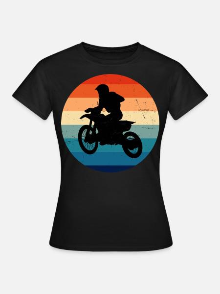 Freestyle Motocross Herren Supermoto Dirt Bike - Frauen T-Shirt - Schwarz