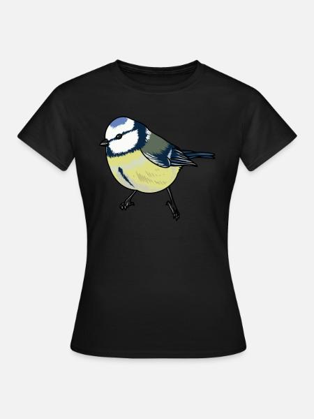 Blaumeise Vogel des Jahres Blaumeise - Frauen T-Shirt - Schwarz