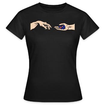 RPG Jeu de plateau Pen and Paper Game Master - T-shirt Femme - noir - Devant - AI Model Female 172 dark (172cm)