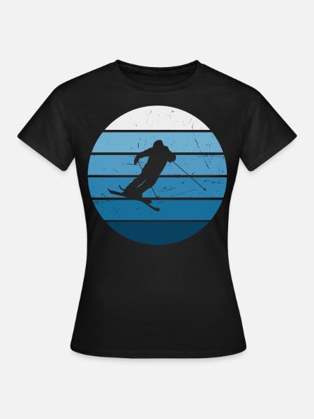 Ski Freestyle Freestyle Ski Slopestyle Ski Jumping - Frauen T-Shirt - Schwarz