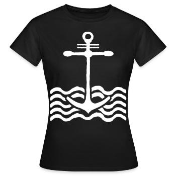Moin Love Sea Masterpiece Partner Look - T-shirt Femme - noir - Devant - AI Model Female 172 dark (172cm)