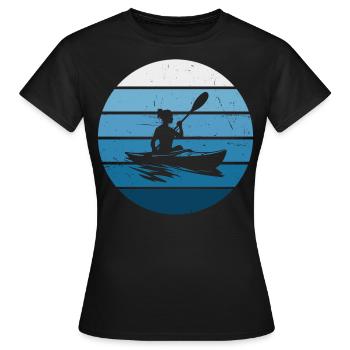 Canoë Kayak Femme Kayak Kayak Homme - T-shirt Femme - noir - Devant - AI Model Female 172 dark (172cm)