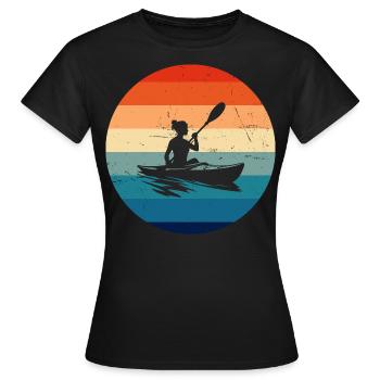 Canoë Kayak Kayak Kayak Femme Homme - T-shirt Femme - noir - Devant - AI Model Female 172 dark (172cm)