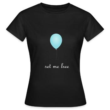 Set Me Free - Frauen T-Shirt - Schwarz - Vorne - AI Model Female 172 dark (172cm)