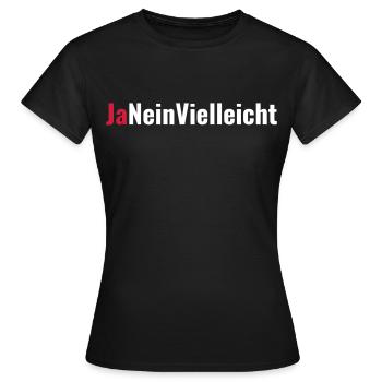 Antrag Verlobung Junggesellenabschied Geschenk - Frauen T-Shirt - Schwarz - Vorne - AI Model Female 172 dark (172cm)