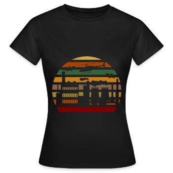 Tchernobyl - T-shirt Femme - noir - Devant - AI Model Female 172 dark (172cm)