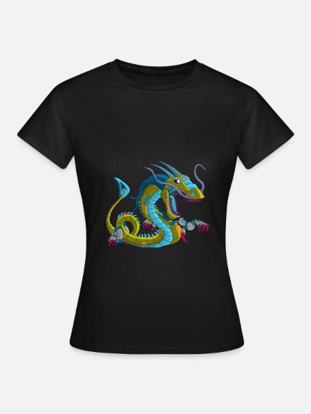 Metal Dragon Mechdragon Dragon Made of Metal - Women's T-Shirt - black