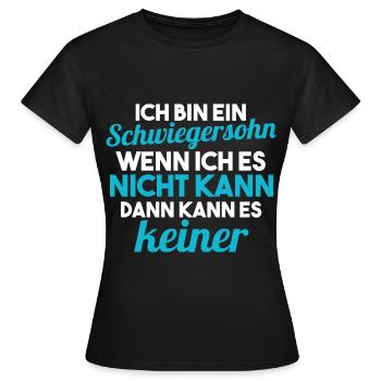 Schwiegersohn - Frauen T-Shirt - Schwarz - Vorne - AI Model Female 172 dark (172cm)